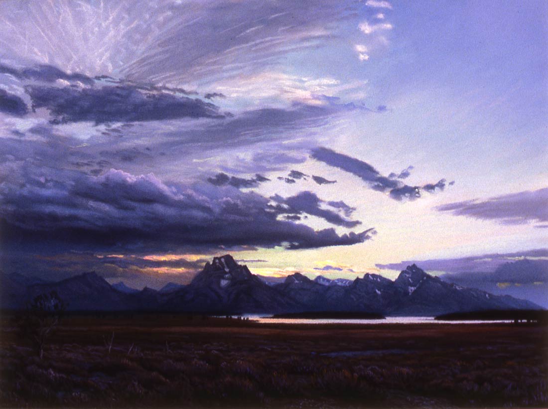 Dusk, Jackson Hole